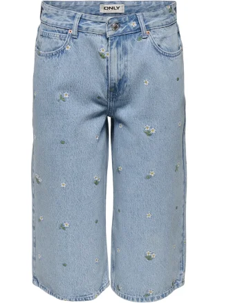Pantaloni scurti din denim dama  15349519, Bumbac, Albastru, Albastru
