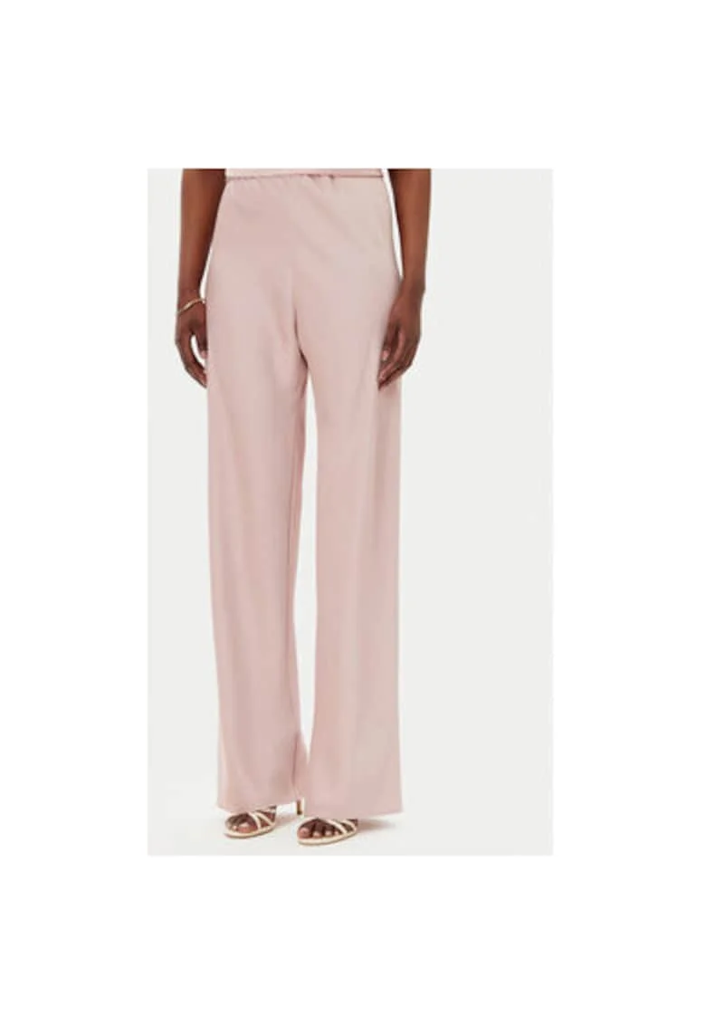Pantaloni dama  P5R7JBA, Poliester, Roz, Roz