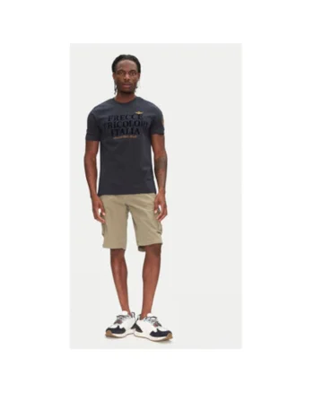 Pantaloni scurti barbati  251BE066CT1122, Bumbac, Kaki, Kaki