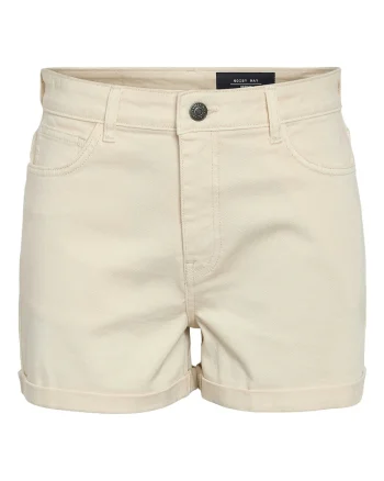 Pantaloni scurti din denim dama  27029546, Bumbac/Elastan, Bej, Bej
