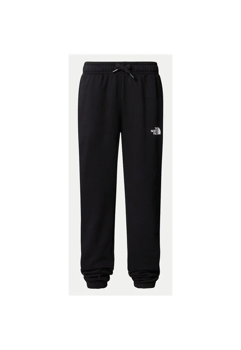 Pantaloni sport barbati,  TNF BLACK, bumbac/poliester, negru, Negru