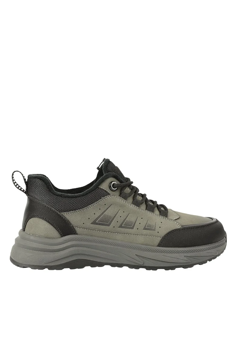 Ghete sport, barbati,  E90002, gri, piele naturala, Gri