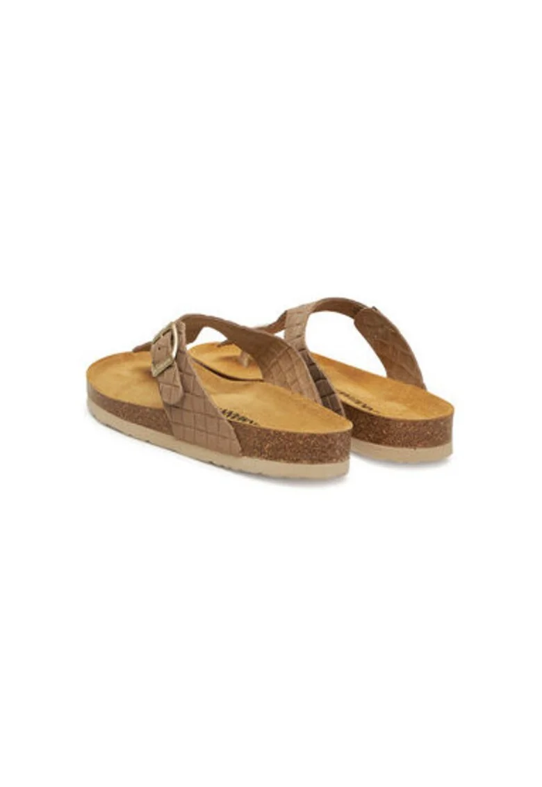 Papuci flip-flop dama Dr Brinkmann, 700687-21, Piele naturala, Maro, Maro