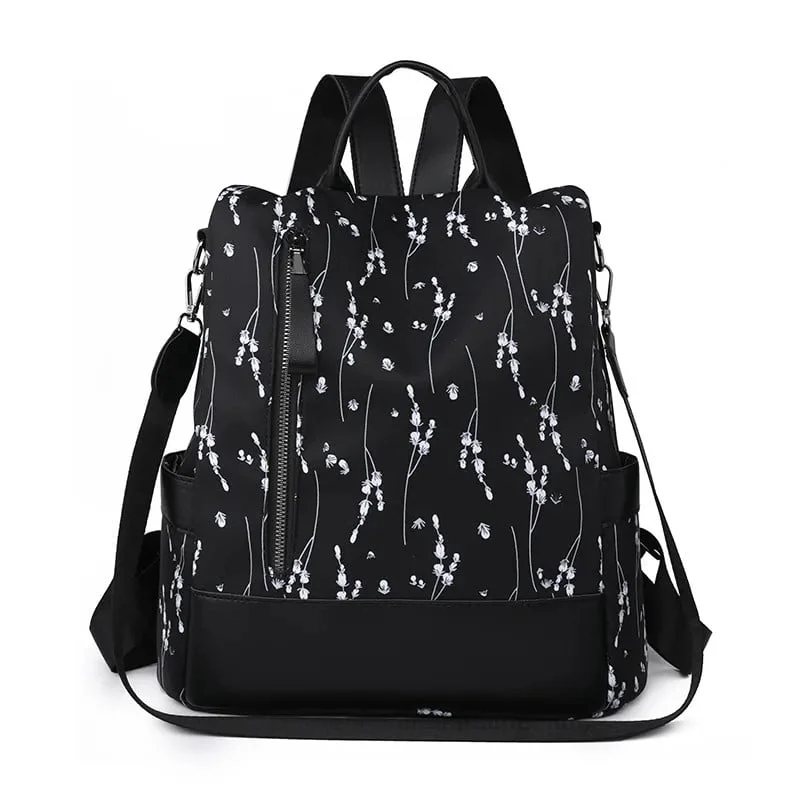 Rucsac dama, Ulyana GT2514, antifurt, Negru