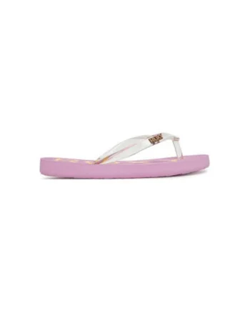Papuci flip-flop dama  ARGL100324, Sintetic, Mov/Transparent, Mov/Transparent