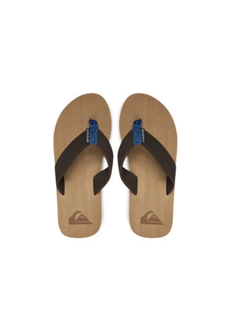 Papuci flip-flop barbati  AQYL101266, Sintetic, Negru, Negru