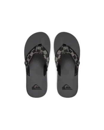 Papuci flip-flop barbati  AQYL100047, Textil, Negru/Gri, Negru/Gri