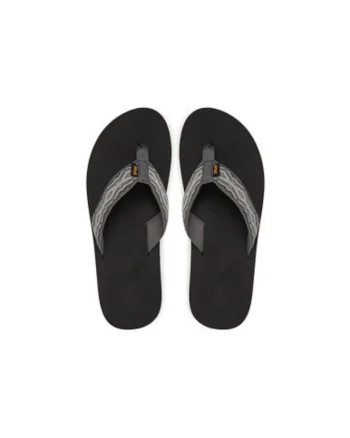 Papuci flip-flop barbati  4168, Textil, Gri, Gri