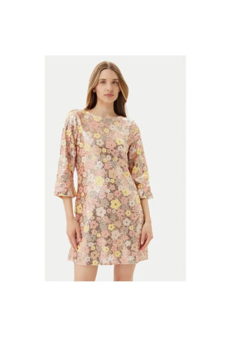 Rochie dama  BBW4520, Poliester, Multicolor, Multicolor