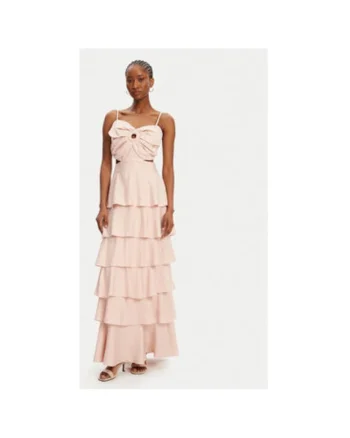 Rochie dama  53-3365, Rayon/Nylon, Bej, Bej