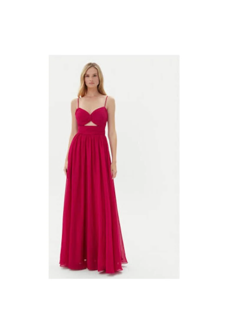 Rochie dama  5AH025HK, Poliester, Roz, Roz
