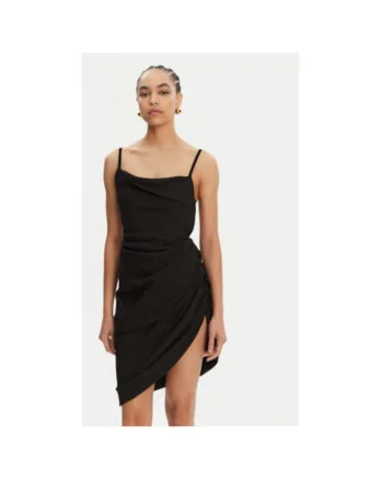 Rochie dama  22E243DR1061020, Viscoza/Poliamida, Negru, Negru
