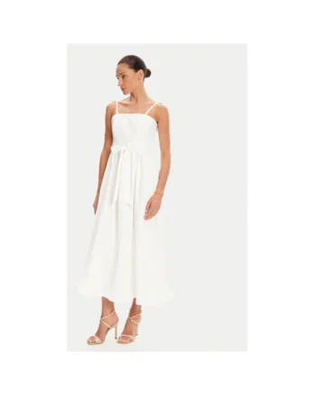 Rochie dama  CFC0124473003, Bumbac/Poliester, Alb, Alb