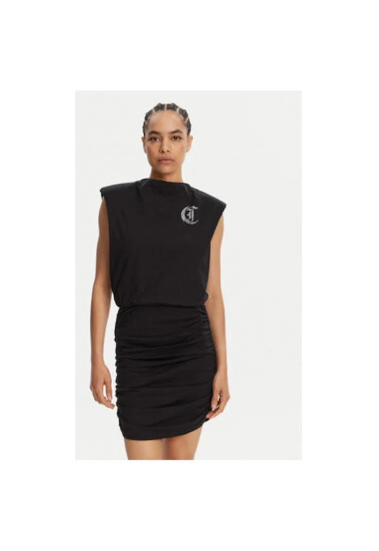 Rochie dama  78PAOE11 CJ110, Bumbac, Negru, Negru