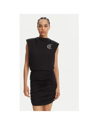 Rochie dama  78PAOE11 CJ110, Bumbac, Negru, Negru