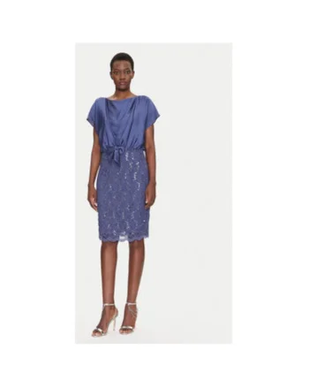 Rochie dama  5AI10900, Poliester, Albastru, Albastru