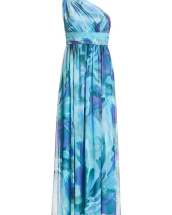 Rochie dama  5AI18900, Poliester/Elastan, Albastru, Albastru