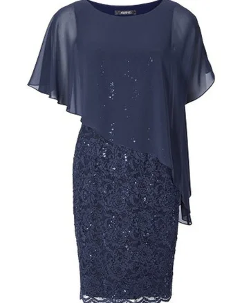 Rochie dama  77760410, Poliester, Bleumarin, Bleumarin