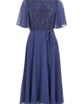 Rochie dama  5AI02500, Poliester, Albastru, Albastru
