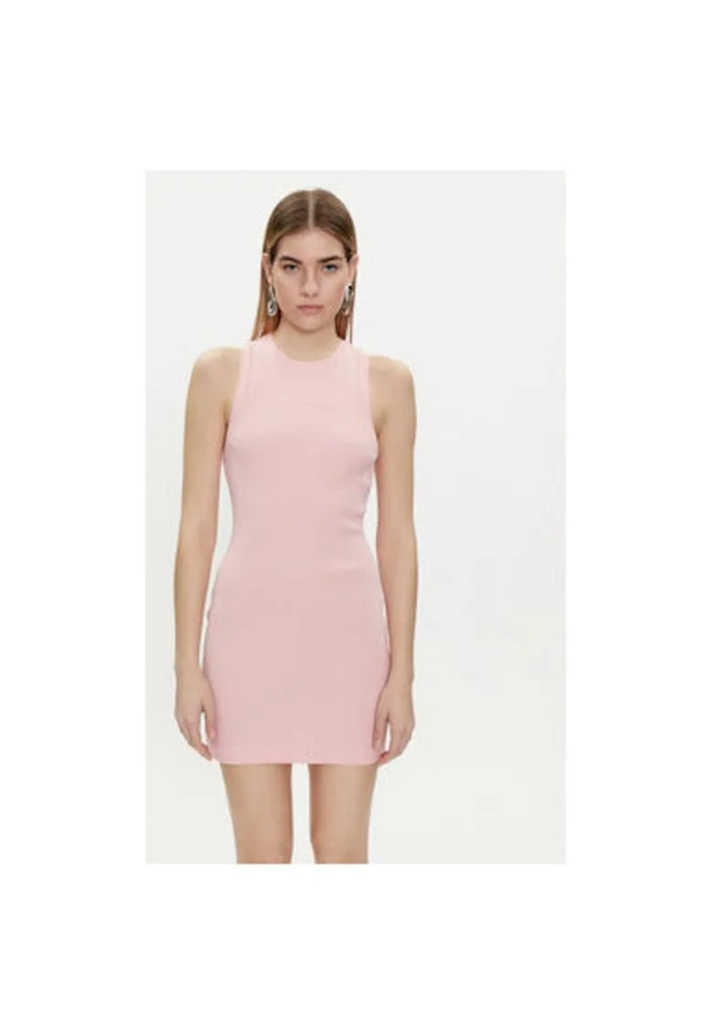 Rochie dama,  304132568, Bumbac, Roz, Roz