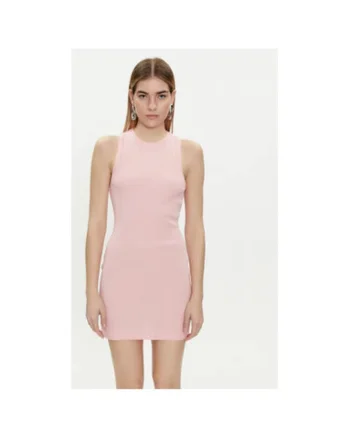 Rochie dama,  304132568, Bumbac, Roz, Roz