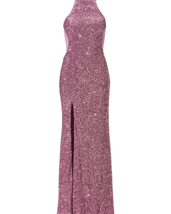 Rochie dama  5AJ006HK, Poliester/Elastan, Roz, Roz