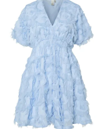 Rochie dama  26037234, Poliester reciclat, Albastru deschis, Albastru deschis