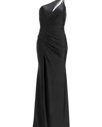 Rochie dama  5AJ007HK, Nylon/Elastan, Negru, Negru