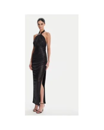 Rochie dama  FQ25SD3002W798T4, Poliester, Negru, Negru