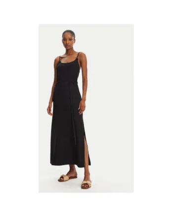 Rochie de vara dama  YAQUINA AMARIA, Viscoza/Elastan, Negru, Negru