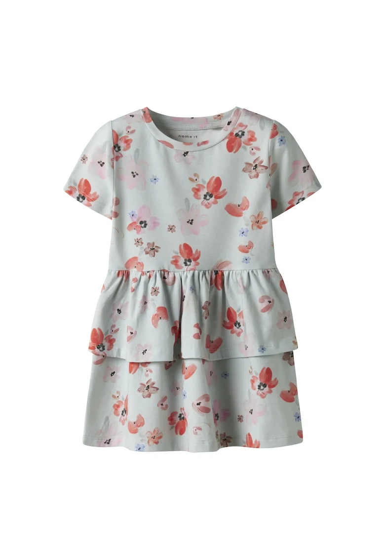Rochie fete  13244206, Bumbac organic, Albastru, Albastru
