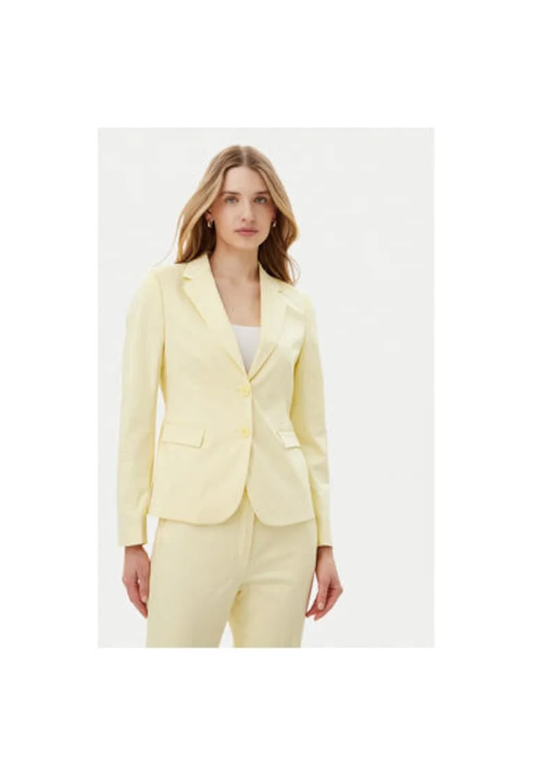 Sacou dama  10019402 30045845, Bumbac, Galben, Galben