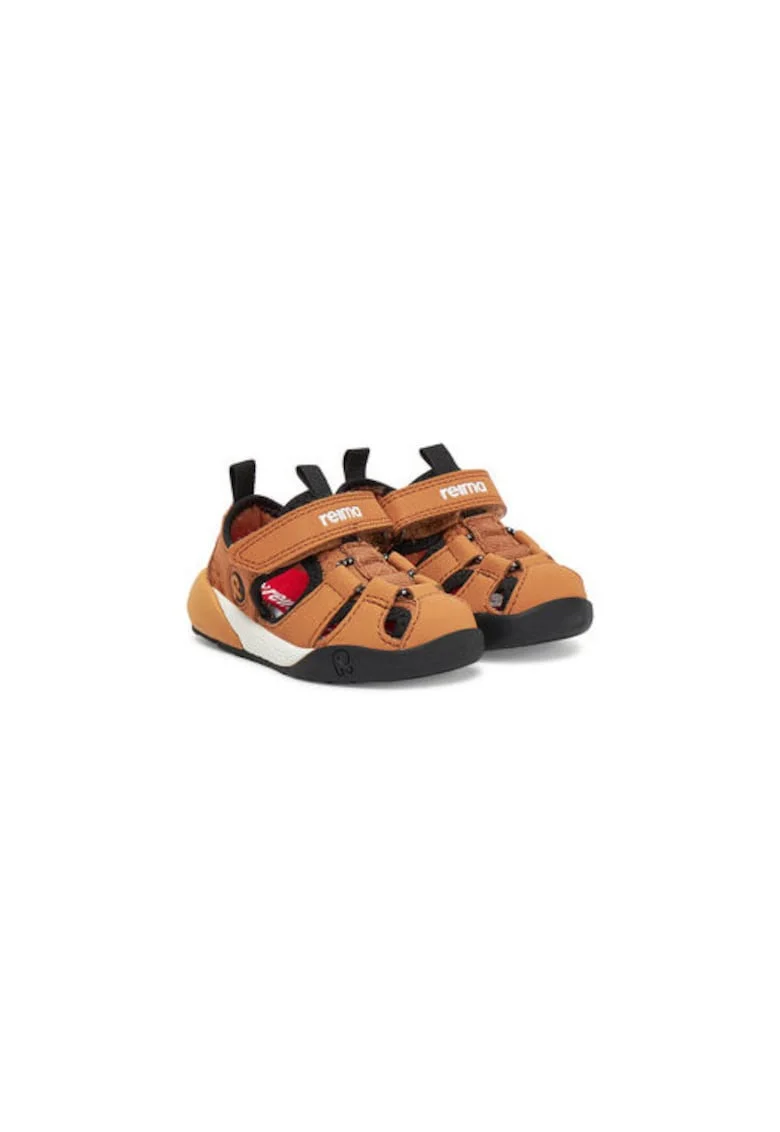 Sandale baieti, 5400086A,  Piele ecologica, Maro, Maro