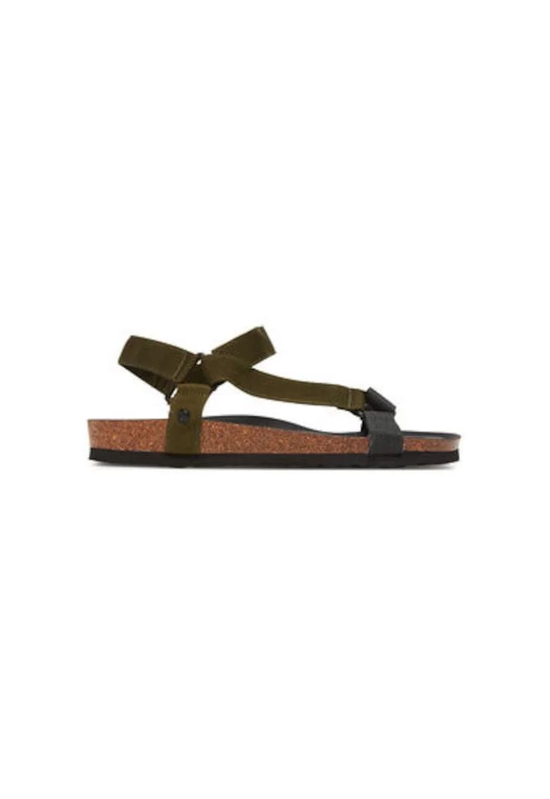 Sandale barbati  G106469, Textil, Kaki, Kaki