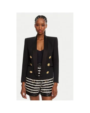 Sacou Dama,  305313898, Lana, Negru, Negru