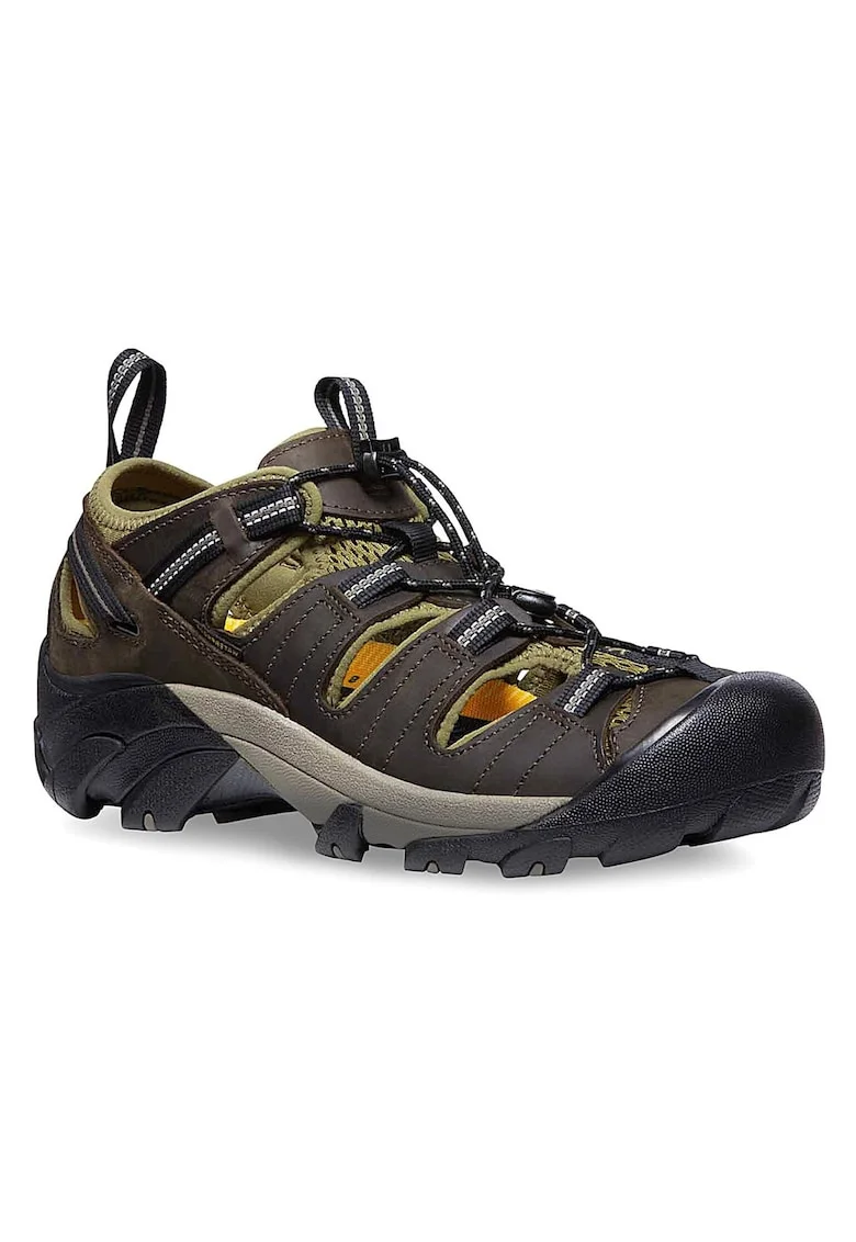 Sandale barbati  1027139, Piele naturala, Maro, Maro
