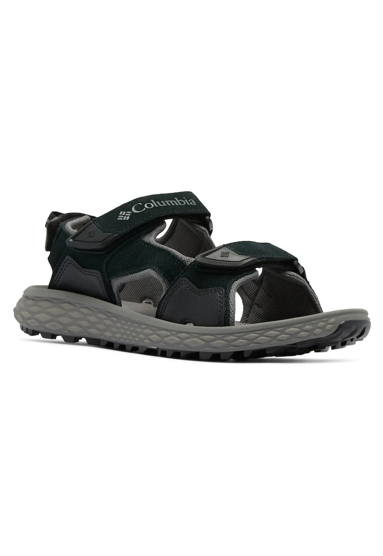 Sandale barbati  2121571, Piele naturala, Negru, Negru