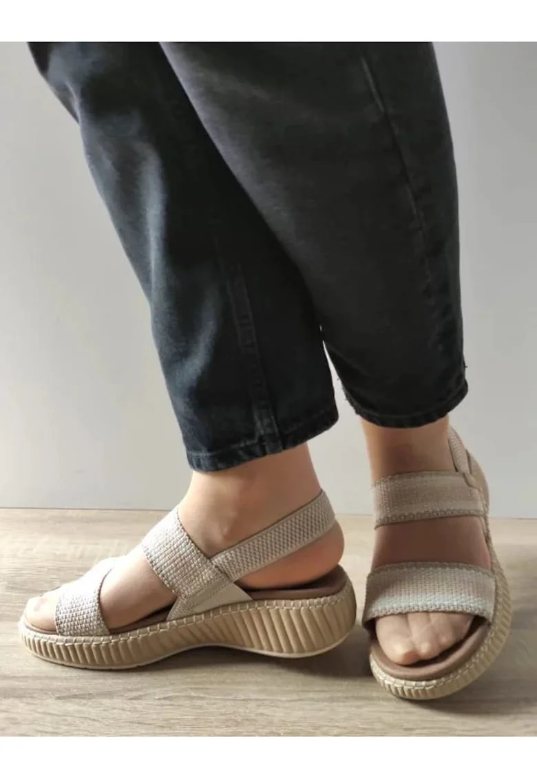 Sandale Casual Dama Jana 28760-44 Bej - Bej, Bej