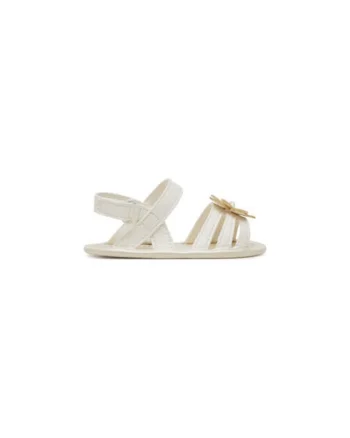 Sandale fete, 9904,  Piele ecologica, Ecru, Ecru
