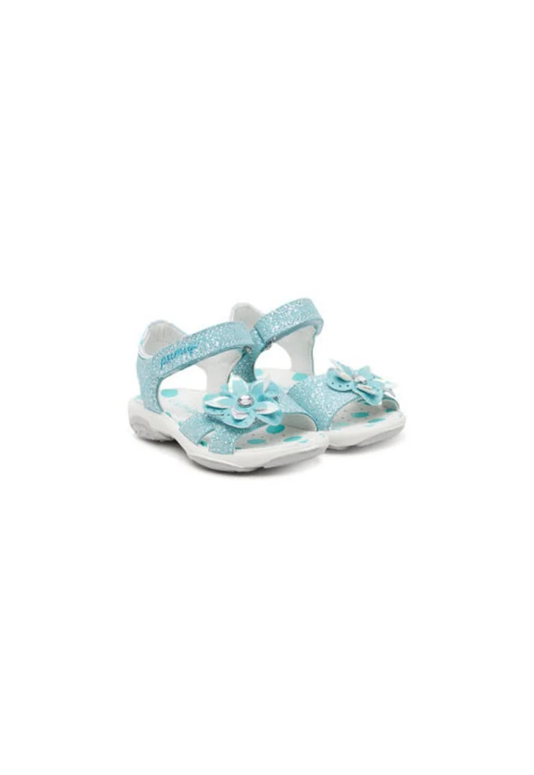 Sandale fete, 7885033,  Piele naturala, Albastru, Albastru