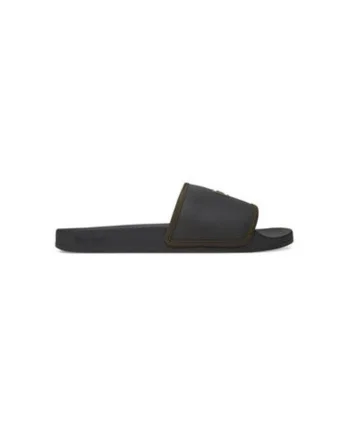 Slapi barbati  MBS0020BK51, Sintetic, Negru, Negru