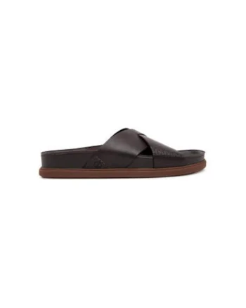 Slapi barbati  26180888, Piele naturala, Maro, Maro