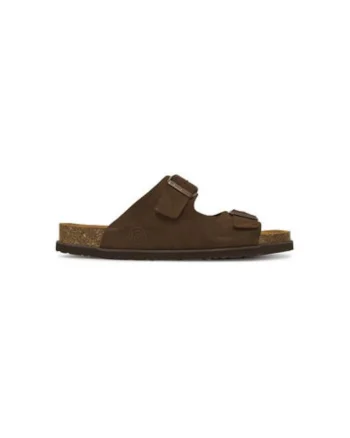 Slapi barbati Dr Brinkmann, 600143-02, Piele naturala, Maro, Maro