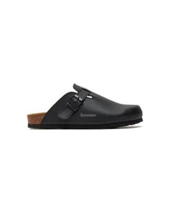 Slapi barbati Dr Brinkmann, 600140, Piele ecologica, Negru, Negru