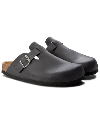 Slapi barbati Dr Brinkmann, 600389, Piele naturala, Bleumarin, Bleumarin