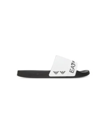 Slapi barbati  Emporio Armani, 7X000110 AF15128, Sintetic, Alb, Alb