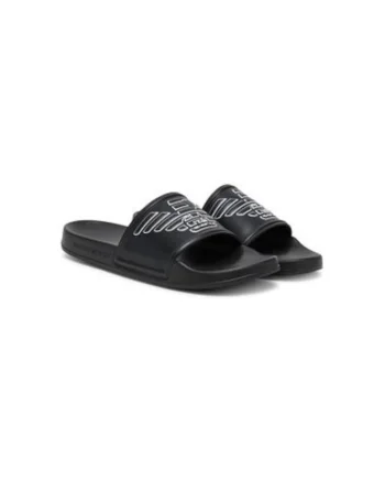 Slapi unisex  XVPS11 XR273, Sintetic, Negru, Negru