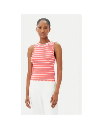 Top dama  ACMA001916, Viscoza/Nylon, Corai, Rosu deschis