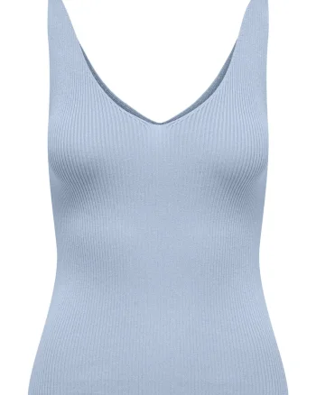 Top dama  15180497, Viscoza/Nylon, Albastru deschis, Albastru deschis