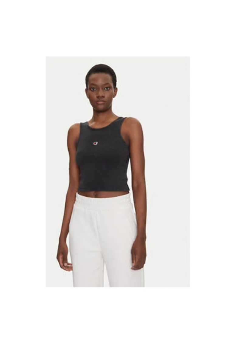 Top dama  118007, Bumbac/Poliester, Negru, Negru